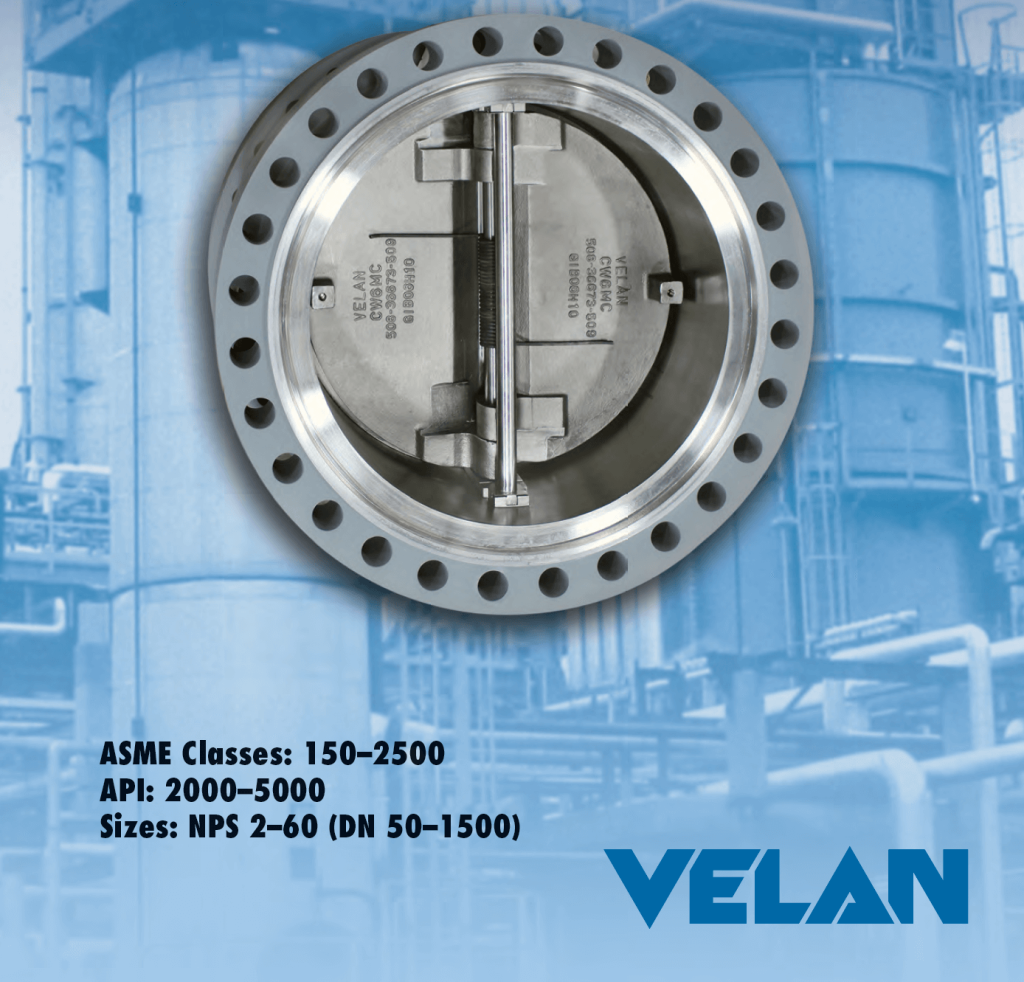 Proquip DualPlate Check Valves by Velan Chalmers & Kubeck