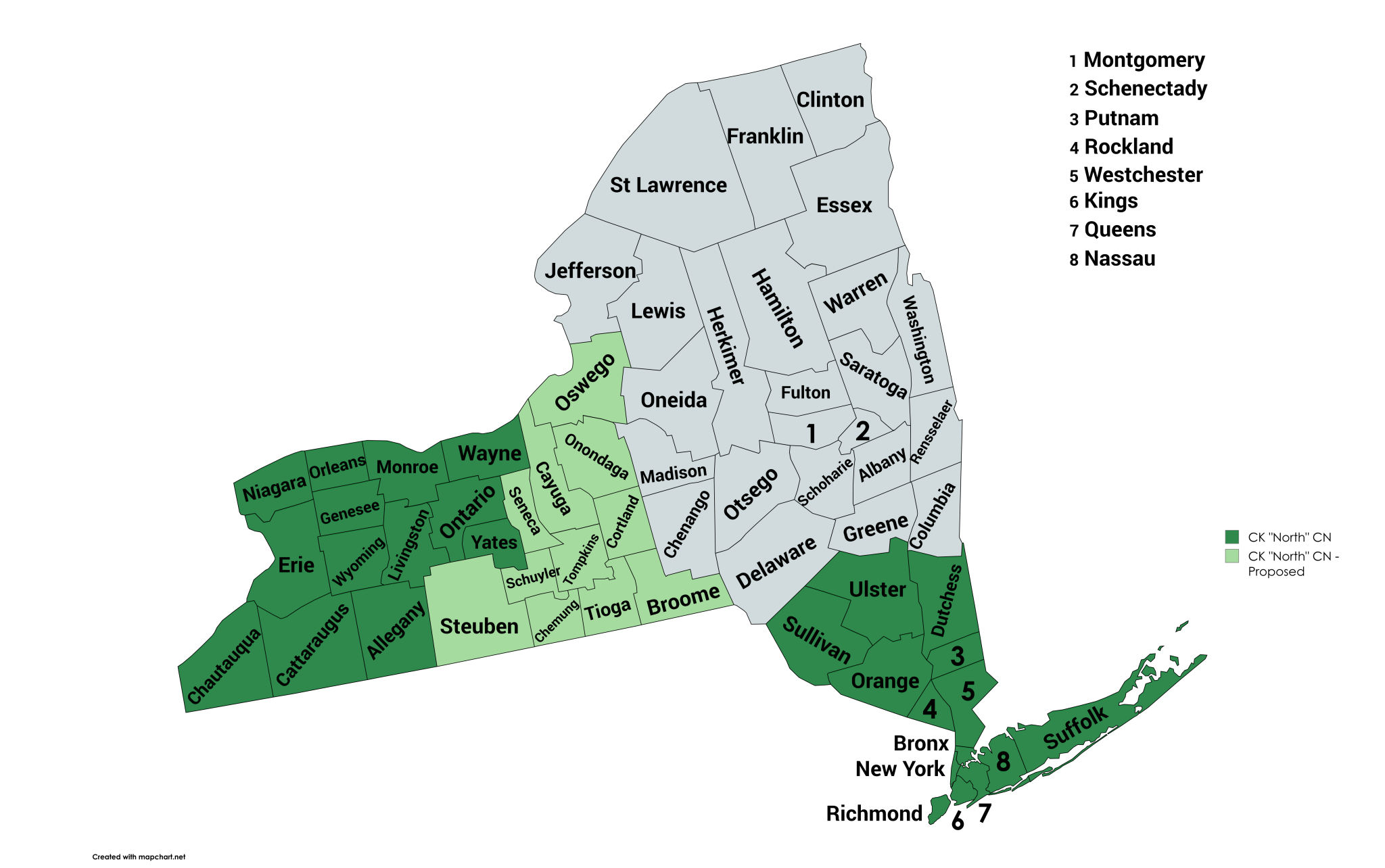 Counties in NYC